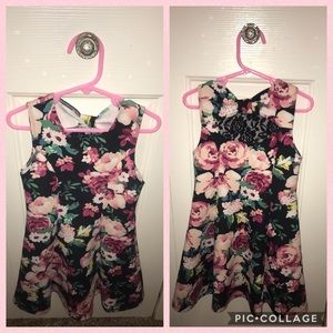 Abercrombie Girls Flowered Dress 5/6